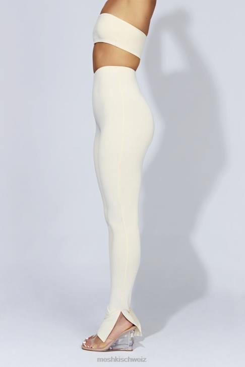 Meshki Michelle Leggings mit seitlichem Schlitz Creme Kleidung 060V1470