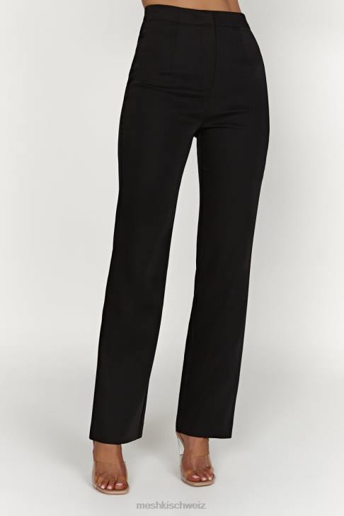 Meshki Allanah-Hose mit geradem Bein Schwarz Kleidung 060V1311