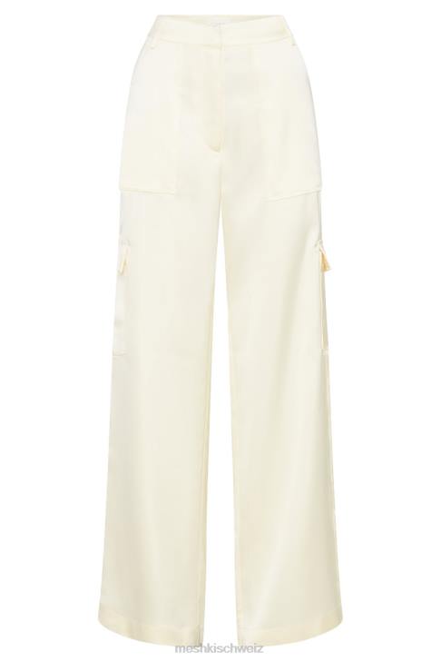 Meshki Amaya Satin-Cargohose Knochen Kleidung 060V1511