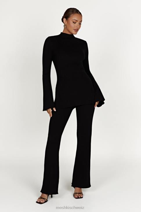 Meshki Jovie-Strickhose Schwarz Kleidung 060V1393