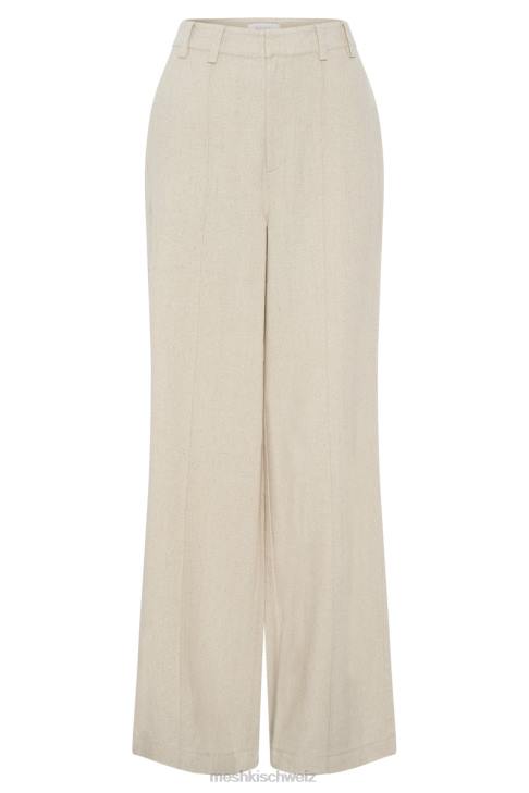 Meshki Julie Leinenhose mit weitem Bein natürlich Kleidung 060V1465