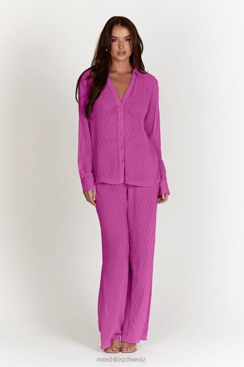 Meshki Karla Wave-Faltenhose Rosa Kleidung 060V1472