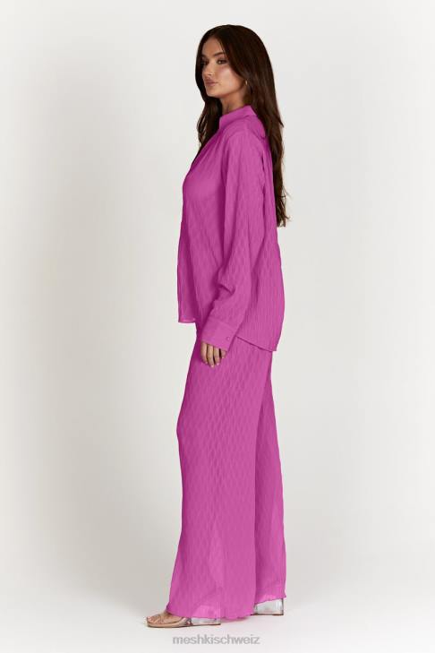 Meshki Karla Wave-Faltenhose Rosa Kleidung 060V1472