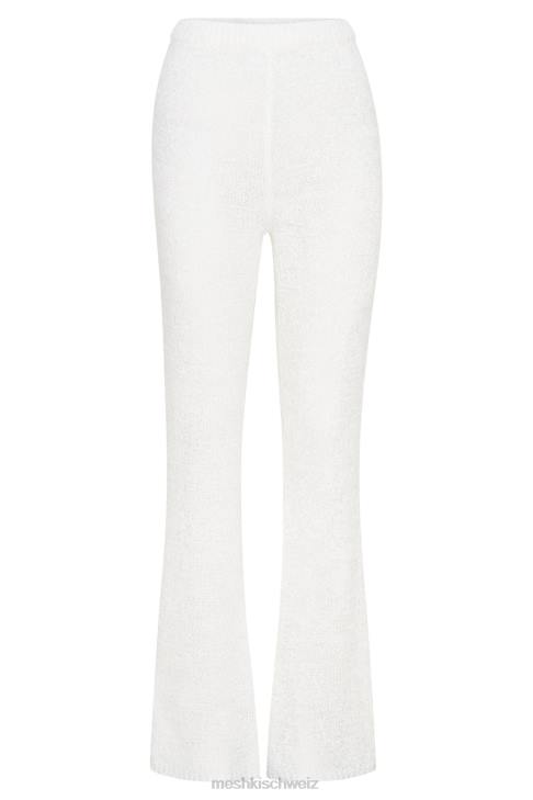 Meshki Mary-Strick-Schlaghose Weiß Kleidung 060V1589