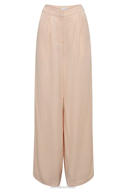 Meshki Nour Satin-Hose mit weitem Bein Aprikose Kleidung 060V1374