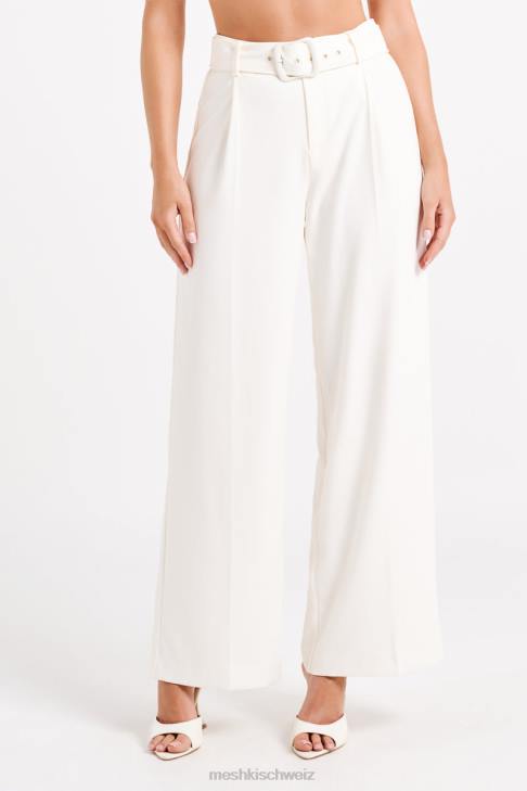 Meshki Tenley-Anzughose mit weitem Bein Elfenbein Kleidung 060V1248