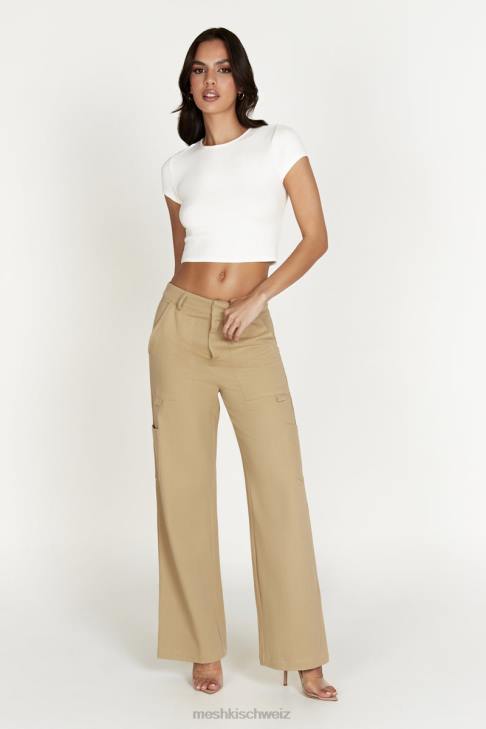 Meshki Vicky Cargohose Stein Kleidung 060V1510