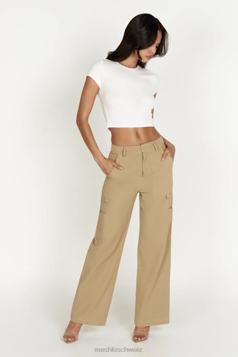 Meshki Vicky Cargohose Stein Kleidung 060V1510