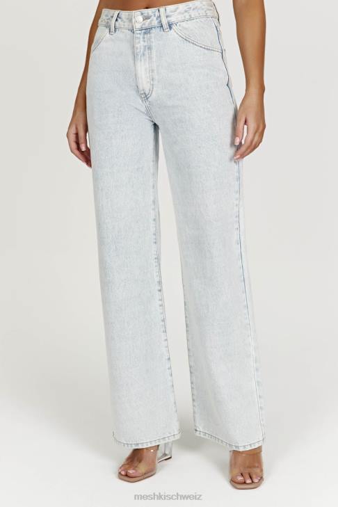 Meshki Ainsley-Jeans mit mittlerer Leibhöhe hellblau Kleidung 060V1520