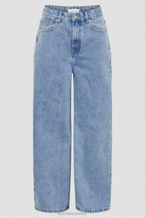 Meshki Raben-Baggy-Jeans mittelblaue Waschung Kleidung 060V1243