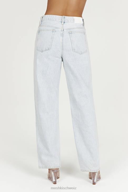 Meshki Rumi lässige Low-Rise-Jeans hellblau Kleidung 060V1490
