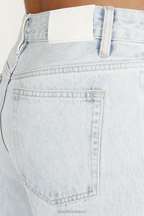 Meshki Rumi lässige Low-Rise-Jeans hellblau Kleidung 060V1490