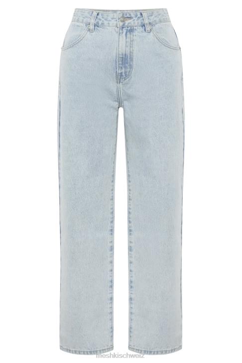 Meshki Rumi lässige Low-Rise-Jeans hellblau Kleidung 060V1490