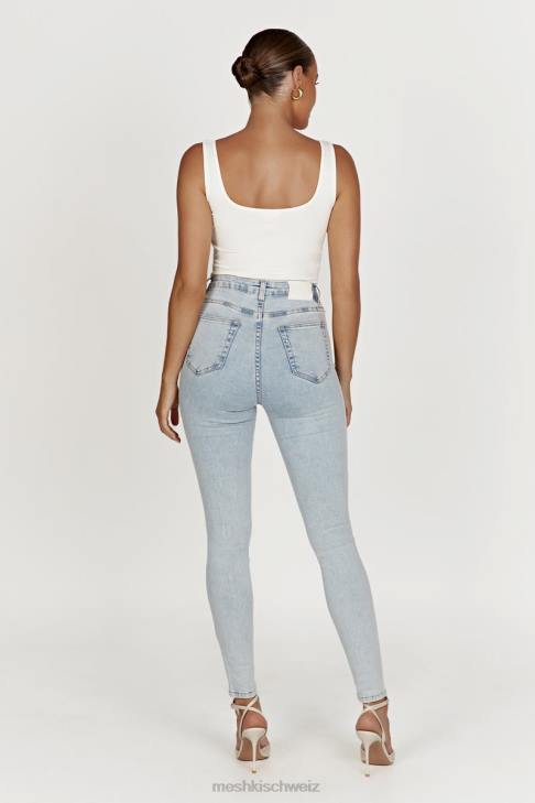 Meshki Scout-Denim-Röhrenjeans hellblau Kleidung 060V1392