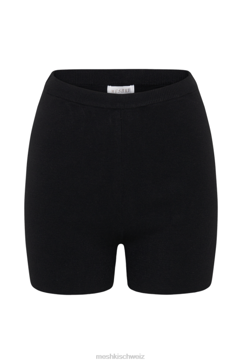 Meshki Orla-Strickshorts Schwarz Kleidung 060V1410