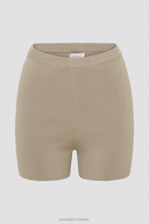 Meshki Orla-Strickshorts Taupe Kleidung 060V1409