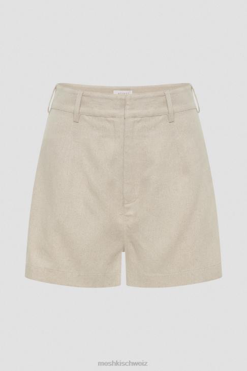 Meshki jadri Leinenshorts natürlich Kleidung 060V1388