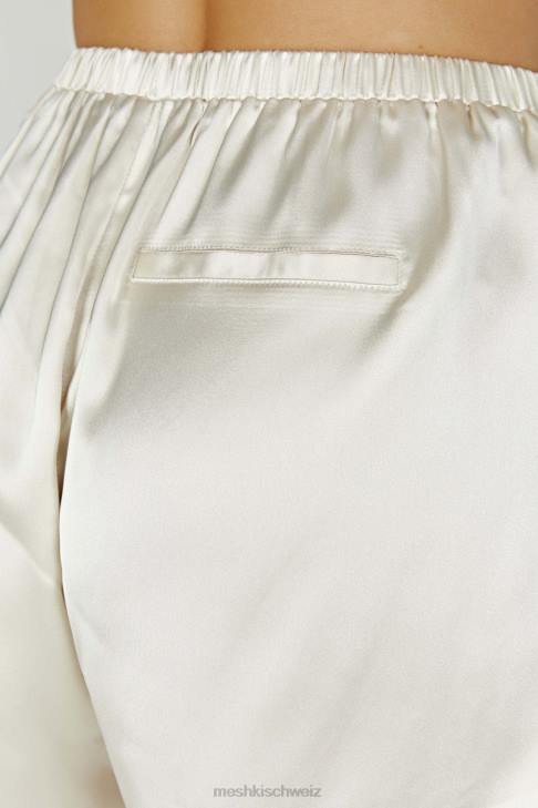 Meshki meera Satin-Shorts Elfenbein Kleidung 060V1304