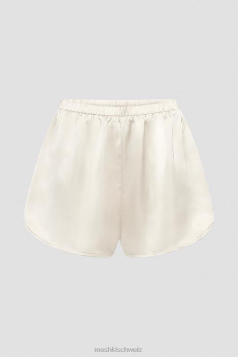 Meshki meera Satin-Shorts Elfenbein Kleidung 060V1304