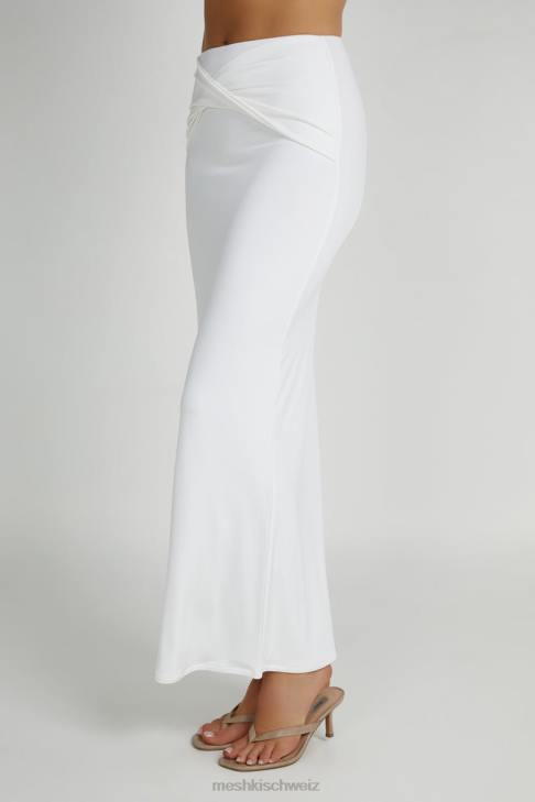 Meshki Ceri Maxi-Twist-Rock Weiß Kleidung 060V1344