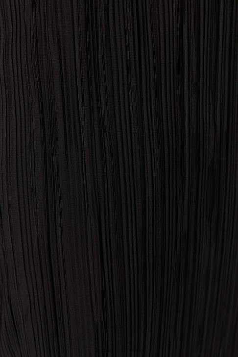 Meshki Elsie Plissee-Maxirock Schwarz Kleidung 060V1365