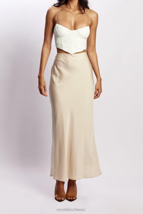 Meshki Missy Maxi-Satinrock Sekt Kleidung 060V1349