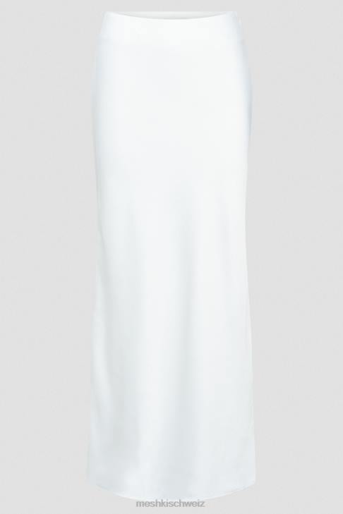 Meshki Missy Maxi-Satinrock Weiß Kleidung 060V1265