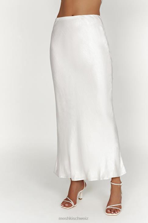 Meshki Raine Maxirock aus Satin Perle Kleidung 060V1387