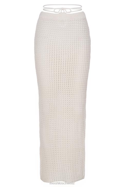 Meshki Raquel Häkel-Maxirock Creme Kleidung 060V1424