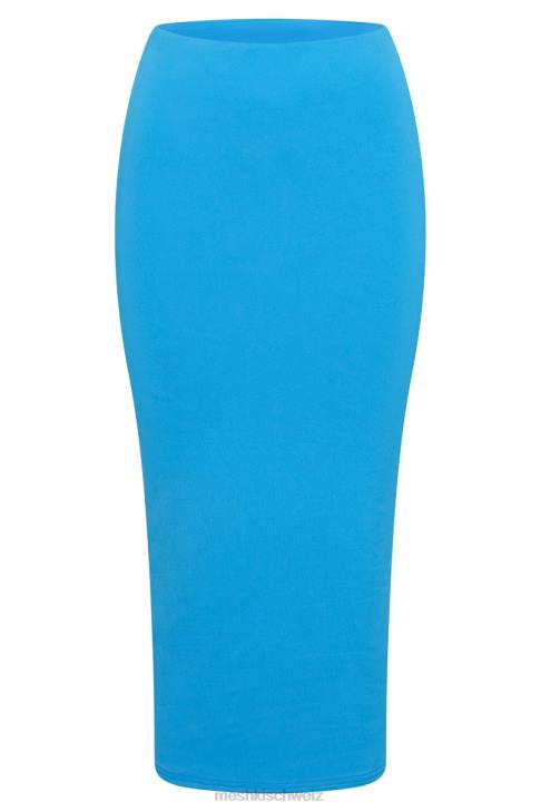 Meshki Charley Midirock Cyan-Blau Kleidung 060V1554