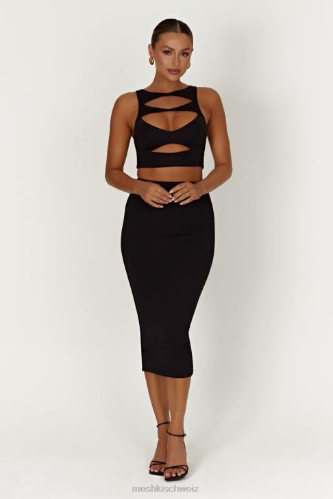 Meshki Charley Midirock Schwarz Kleidung 060V1403