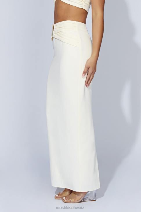 Meshki Maryse V-Hardware-Midirock Knochen Kleidung 060V1566