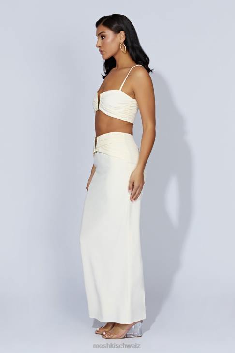 Meshki Maryse V-Hardware-Midirock Knochen Kleidung 060V1566