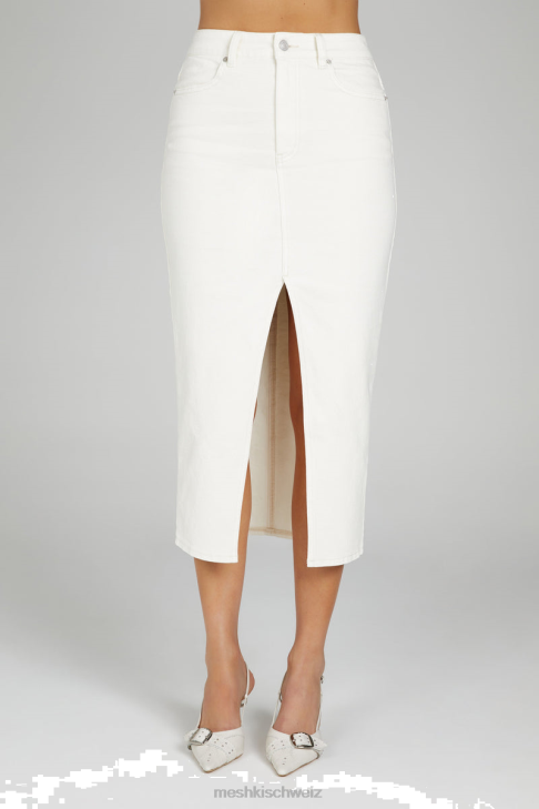 Meshki Midirock aus Akazien-Denim naturfarben Kleidung 060V1283