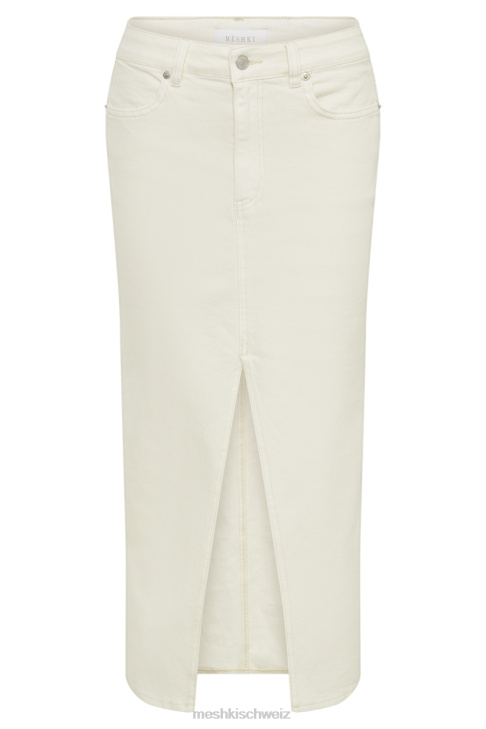 Meshki Midirock aus Akazien-Denim naturfarben Kleidung 060V1283