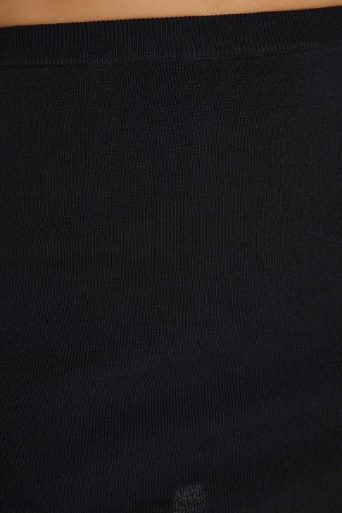 Meshki Carol-Strick-Minirock Schwarz Kleidung 060V1328