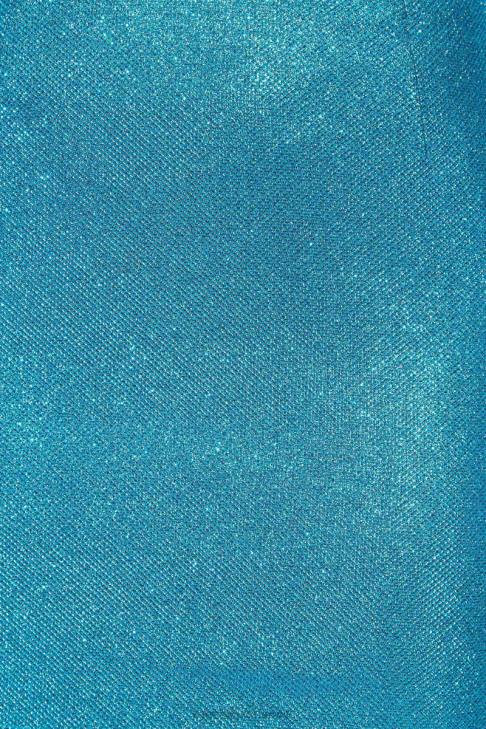 Meshki Cyrill-schimmernder Minirock Aquamarin Kleidung 060V1446