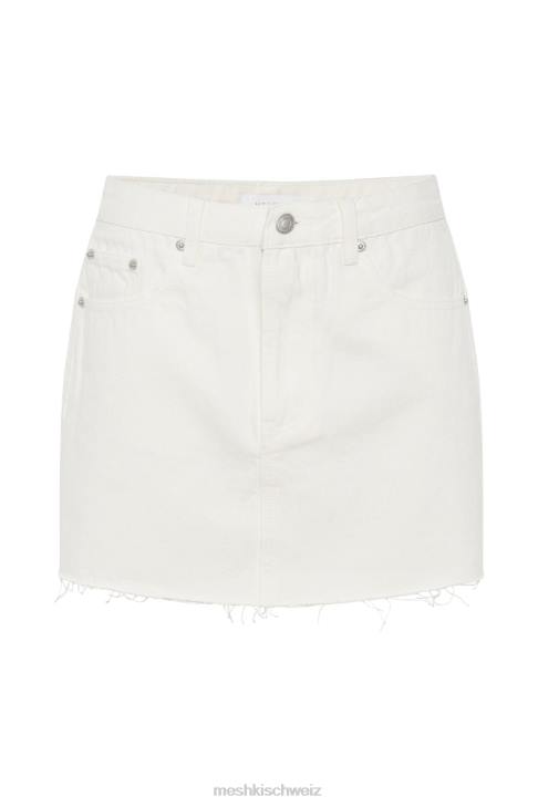 Meshki Lennon Jeans-Minirock mit mittlerer Leibhöhe naturfarben Kleidung 060V1386