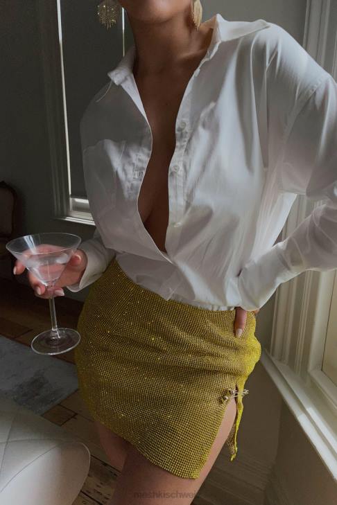 Meshki Marlena Glomesh Minirock Chartreuse Kleidung 060V1521