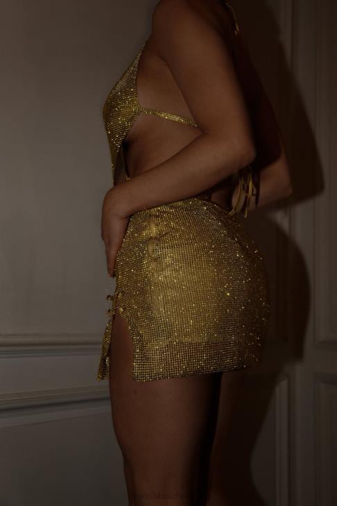 Meshki Marlena Glomesh Minirock Chartreuse Kleidung 060V1521