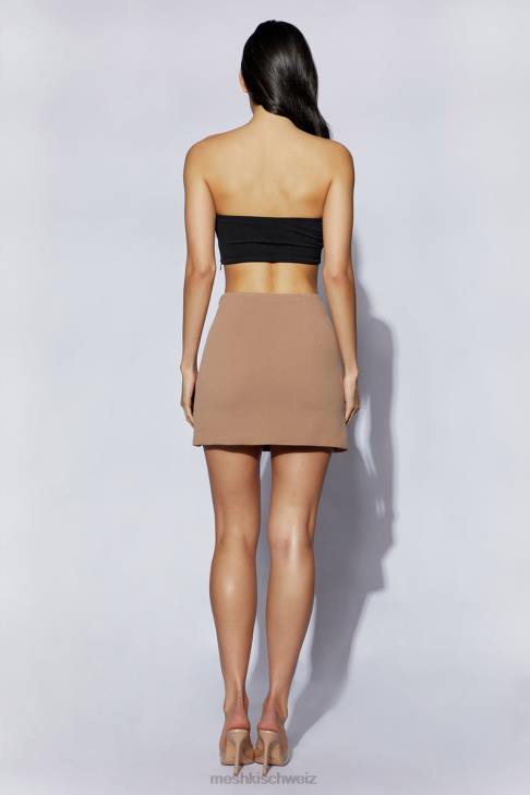 Meshki Romee Minirock Taupe Kleidung 060V1569