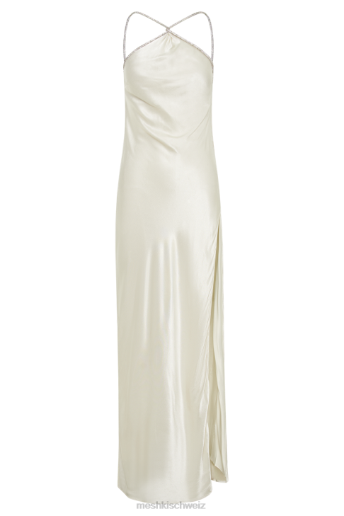 Meshki Louise Diamante Rope Maxi Dress Ivory Clothing 060V36