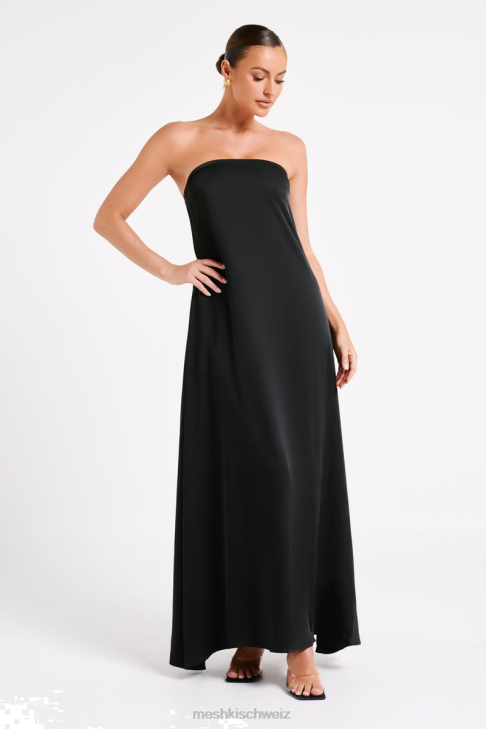 Meshki Luisa Strapless Maxi Dress Black Clothing 060V27