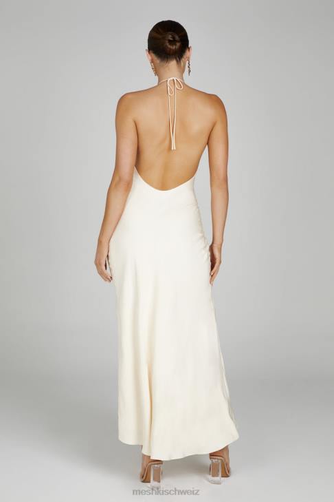 Meshki Polly Halter Maxi Dress Bone Clothing 060V129