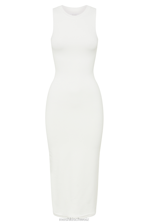 Meshki Jill Sleeveless Tank Midi Dress White Clothing 060V135