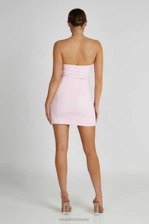 Meshki Brooks Rose Mini Dress Blush Pink Clothing 060V113