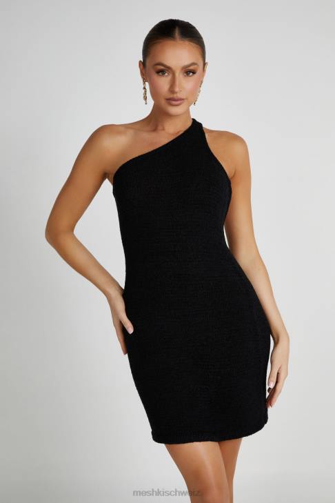 Meshki Paisley Knit Mini Dress Black Clothing 060V139