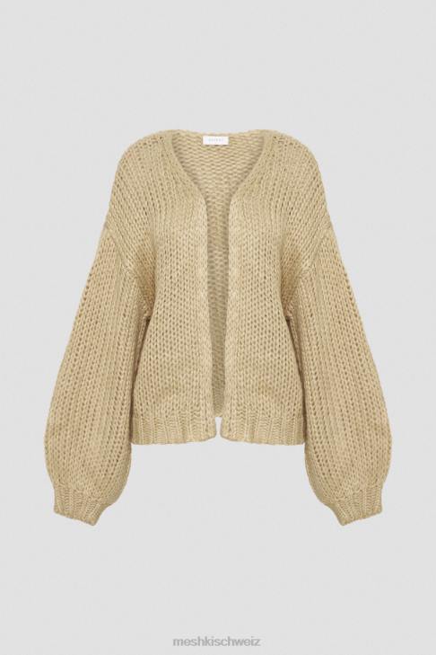 Meshki Irina Grobstrick-Cardigan Taupe Kleidung 060V1627