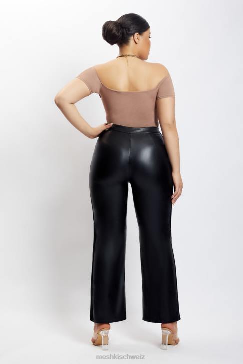 Meshki Body mit Breanna-Ausschnitt Hellbraun Kleidung 060V1220