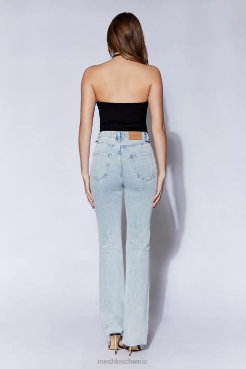 Meshki Neckholder-Body aus Rippstrick von Arden Schwarz Kleidung 060V979